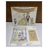 2 BOOKS OF PAPER DOLLS, WEDDING AND FRENCH DOLLS