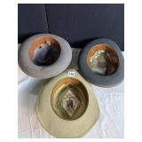 THREE HATS 6 5/8 INCL. COLLEGE PARK