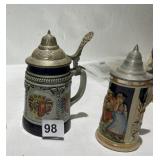 TWO GERMAN STEIN