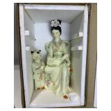 SINO ART BEAUTY WITH A KID, 16.5" PORCELAIN