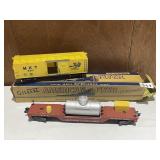 AMERICAN FLYER SERVICE CAR AND CATTLE CAR