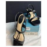 LIFESTYLE SZ. 9M BLACK BABY LIZAR SHOE WORN 1