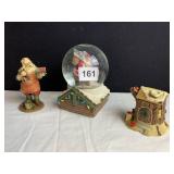 SANTA IN TREE, MUSICAL SNOW GLOBE