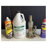 4 TON BOTTLE JACK, FULL TIRE FOAM 3/4 WD 40 1/4