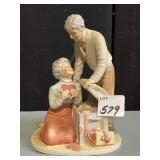 TREASURED MOMENTS THE GOLDEN YEARS PORCELAIN