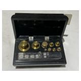 OHAUS STO A WEIGH BRASS WEIGHT SET WITH RIDERS
