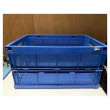 COLLAPSIBLE BLUE CRATE