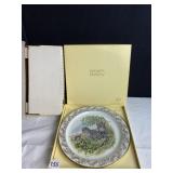 LENOX PLATE NATURES NURSERY SNOW LEOPARDS IN OB