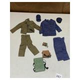GI JOE CLOTHING, TELEPHONE BOXES, ETC.