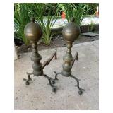 FIREPLACE ANDIRONS