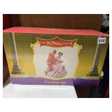 THE KING AND I COOKIE JAR, NEW IN BOX