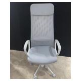 SLEEK LIKE NEW HIGH BACK GRAY EXECUTIVE ARMCHAIR