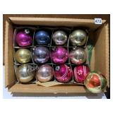 LARGE VINTAGE GLASS CHRISTMAS BULBS