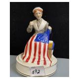 FLAG WOMAN MUSIC BOX