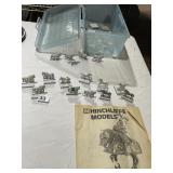 16 METAL AIRPLANES HAND PAINTED