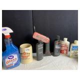 STEIN, CAR CLEANING/CARE PRODUCTS NOT ALL FULL