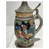 GERMAN STEIN W/ SWASTIKA MARKING ON BASE
