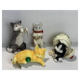 ROMAN INC 1992 RESIN CAT FIGURES