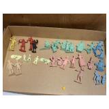 MARX FIGURES INCLUDING NURSERY RHYME CHARACTERS,