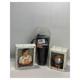 HOME DEPOT TONY STEWART CHRISTMAS ORNAMENTS, 2