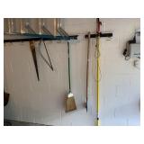 SAW, TREE SAW, BROOM, SCRAPPER BLADE, BRANCH