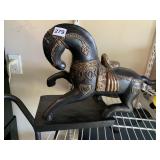 WOOD HORSE 18" W X 13" H