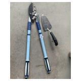 TREE PRUNNERS, TROWEL ETC.