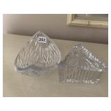 HEART DISH AND TRIANGLE COVERED BOX