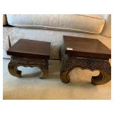 WOOD STOOLS 10" H X 10" SQUARE