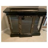 LACQUERED CURIO CABINET 36" X 12" D X 30" H - 1