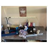 SHOWER HEAD, GLOVES, ETC.