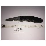 UNMARKED BRAND FOLDING 6" LOCKING BLADE KNIFE