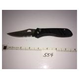 UNMARKED BRAND 8" SINGLE LOCKING BLADE KNIFE