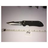 UNBRANDED STAINLESS SINGLE LOCKING BLADE 8"