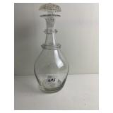 DECANTER W/ WRAPPED GLASS NECK