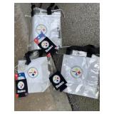STEELER CLEAR BAGS AND DRINK HOLDER