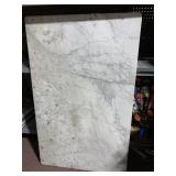 48X30 PIECE OF ROUNDED EDGE MARBLE