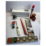 PORCELAIN SLEIGHBELL CANDLE SNUFFER, CANDLES,