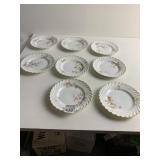 GERMANY LUNCHEON PLATES 8 PLATES