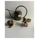 NAPKIN RINGS UNUSUAL FROG, SNAIL, WATER CAN