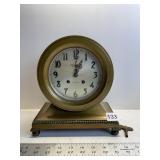 HARDY & HAYES PITTSBURGH, BRONZE SHIPS BELL CLOCK