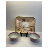 H CO DEPOSE SQUARE DECORATIVE PLATES WITH