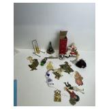 HOLIDAY ORNAMENTS GLASS FISH, ETC.