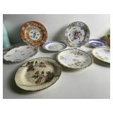 BEAUTIFUL PLATES SOME HAND PAINTED