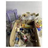 ELECTRIC SCISSORS, FRAME, THREAD, SEWING ITEMS,