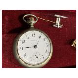 POCKET WATCH SETH THOMAS W/ SECOND HAND WOUND