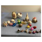 EASTER Dï¿½COR, EGGS WITH SCENE INSIDE, EGG CANDLE