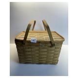 HINGED LID WEST RINDGE PICNIC BASKET WITH 2