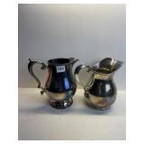 REED AND BARTON SILVER PLATE WATER PITCHER AND