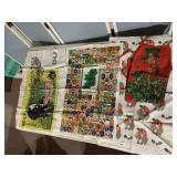 THREE VINTAGE T TOWELS